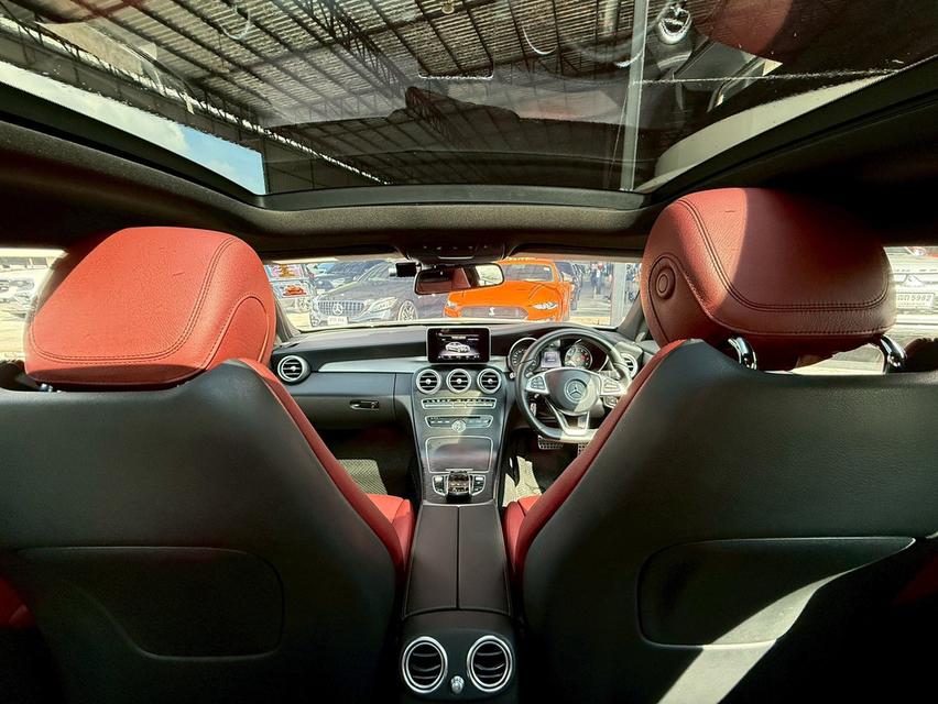 ปี 2016 BENZ C-CLASS, C250 COUPE AMGDYNAMIC โฉม W205 ปี14-23 สีขาว👉ไมล์ 172,770 โล บุ้คเซอร์วิส ครบ 6