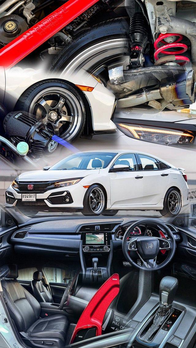 รถบ้านหน้าเดิมหลังเดิม Civic RS Turbo แต่งหล่อทั้งคัน ฟรีดาวน์Civic RS Turbo 2016 รูปย่อยที่ 4