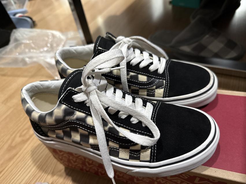 Vans Old Skool (blur check) Black/Classi ลายพิเศษ 3
