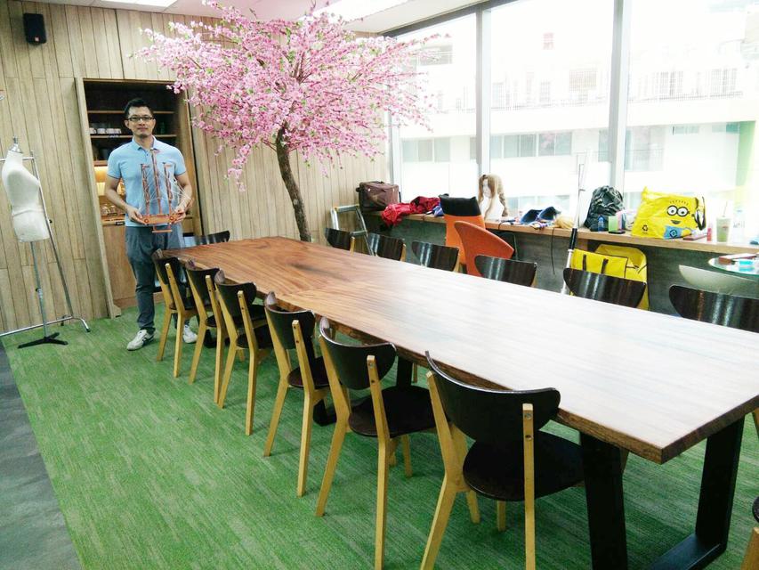 โต๊ะประชุม ยาว 4 เมตร (สั่งผลิต) เพจ : Chat_Shop  2