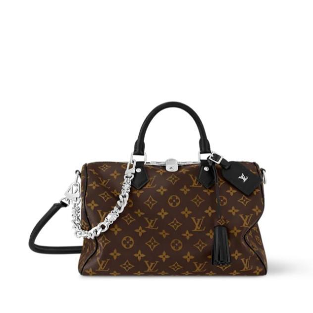 กระเป๋า LOUIS VUITTON MONOGRAM SPEEDY SOFT 30 DARK งาน HIGH MIRROR WARRANTY100%