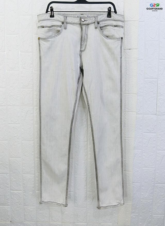 CKJ Calvin Klein Jeans แท้ เอว35 กางเกงยีนส์DENIMขายาวคลาสสิกสปอต