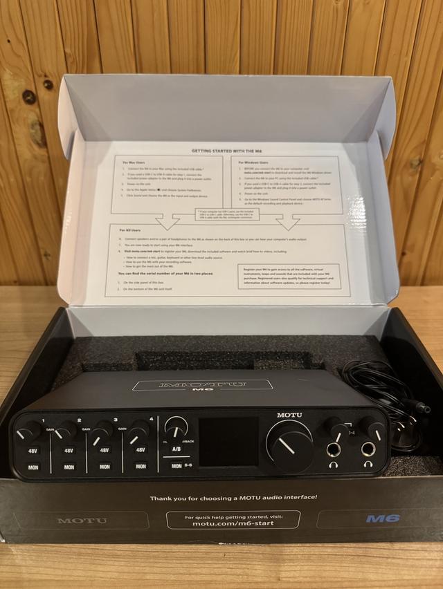 MOTU M6 Audio interface