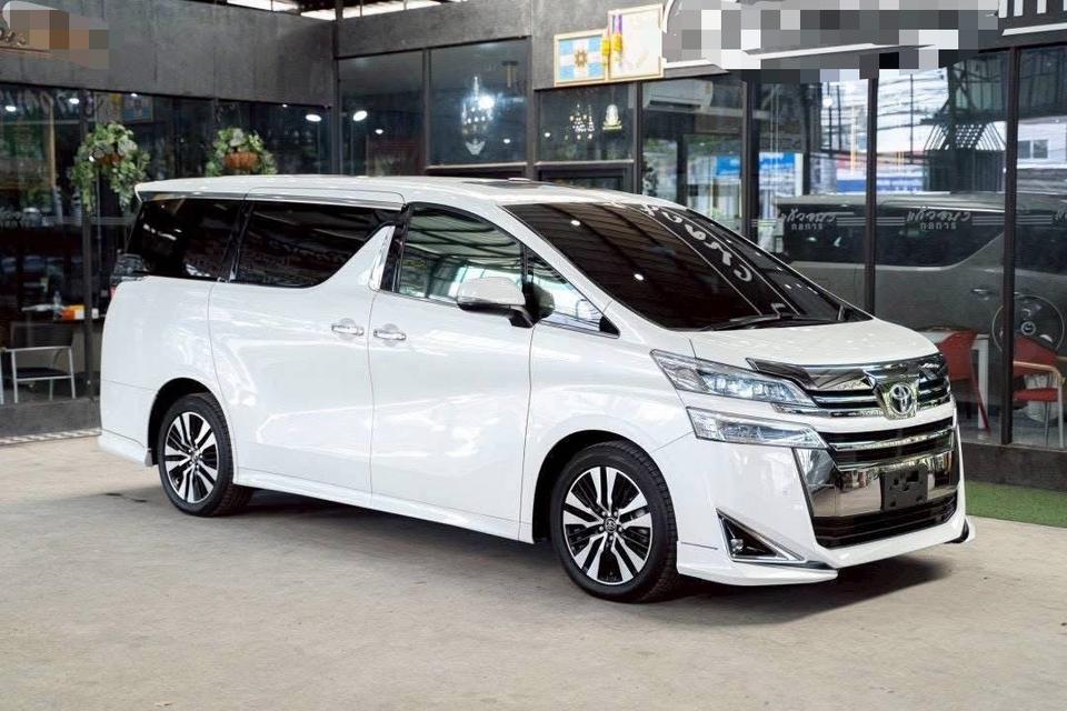 Toyota Vellfire 2.5 รถศูนย์โตโยต้า ตัวท็อป เบาะมิกกี้เม้า  ปี 2018 ไมล์ 64,xxx km กุญเเจครบ 2 ชุด