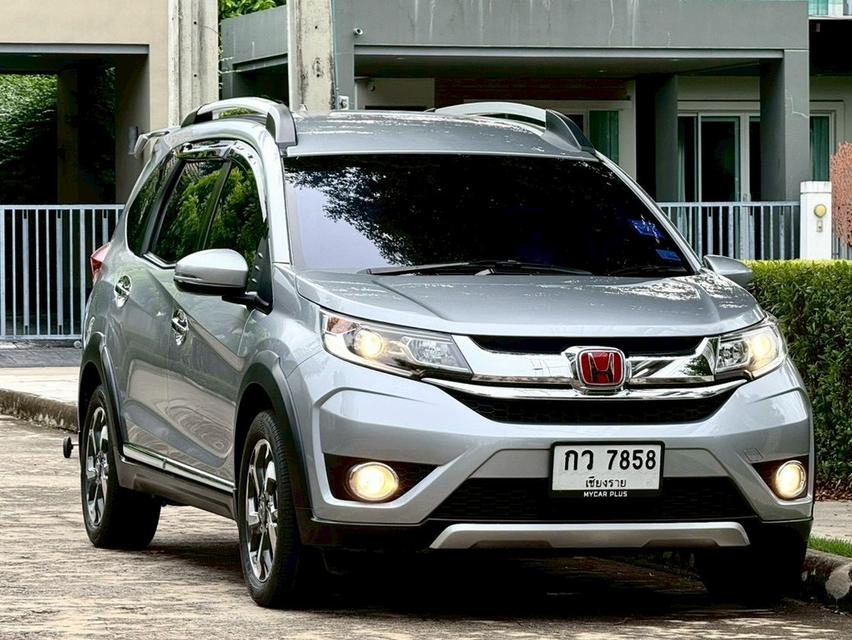 รหัสรถ PAT7858 Honda BR-V 1.5 SV (Top) สีเงิน ปี2018 