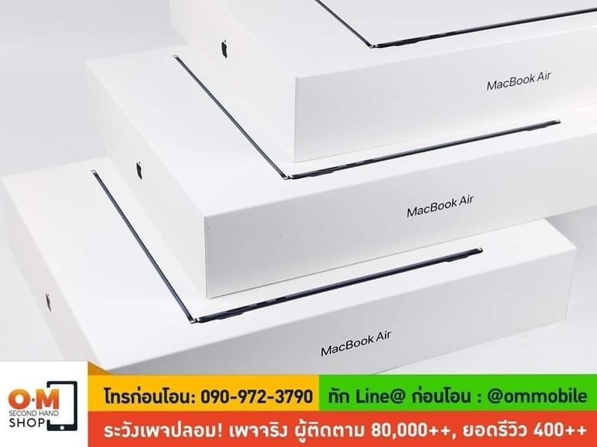 ขาย/แลก MacBook Air M3 15inch สี Midnight/ Ram8/ SSD256/ CPU8/ GPU10 ศูนย์ไทย ประกันศูนย์ 04/2025 ใหม่มือ 1 ยังไม่แกะซีล เพียง 36,990 บาท 3