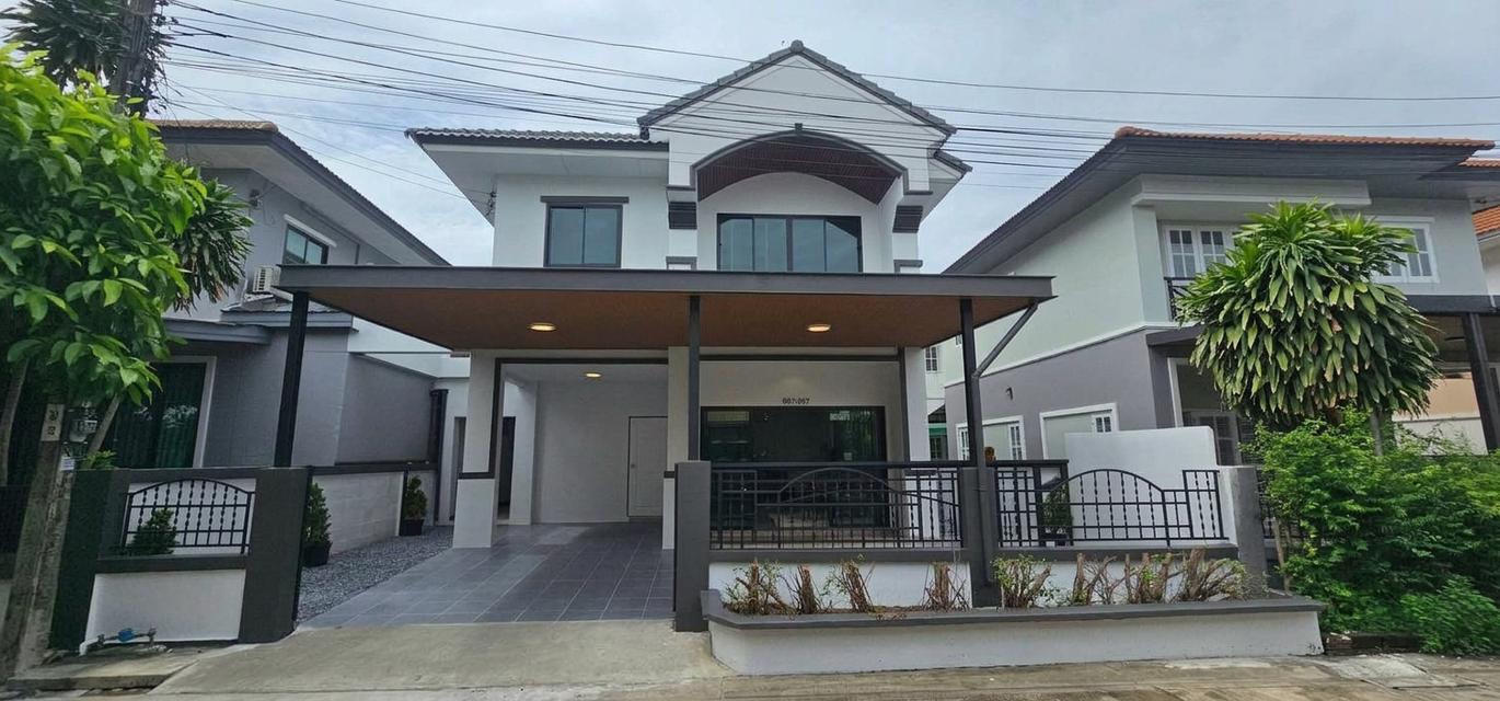 🔥 บ้านเดี่ยวรีโนเวททั้งหลัง 4 นอน แค่ 3.59 ล้าน! ย่านเลียบคลองสอง ใกล้ซาฟารีเวิลด์ 📍 หมู่บ้านบุรีรมย์ เลียบคลองสอง 23 2