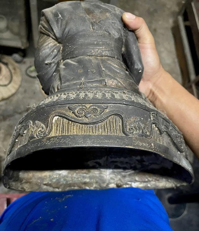 พระบูชา หลวงพ่อตาบ วัดมะขามเรียง หน้าตัก9นิ้ว เนื้อทองเหลือง องค์ใหญ่ รูปที่ 6