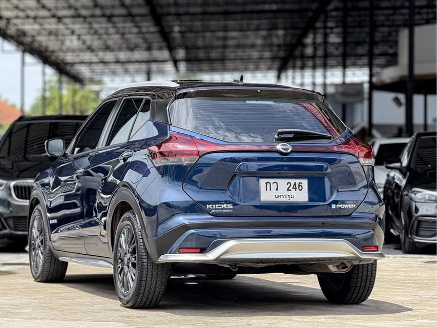 ปี 2023 NISSAN KICKS, 1.2 AUTECHโฉม ปี20-ปัจจุบัน สีน้ำเงิน รับประกันระบบไฟฟ้า e-POWER นาน 5 ปี 6