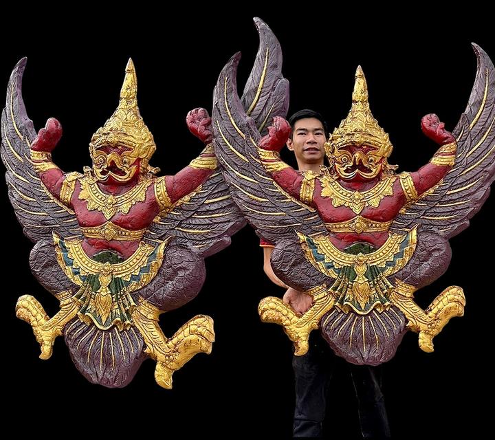 พญาครุฑองค์ใหญ่ ครุฑแขวนผนัง ขนาด1เมตร ครุฑสุบรรณ