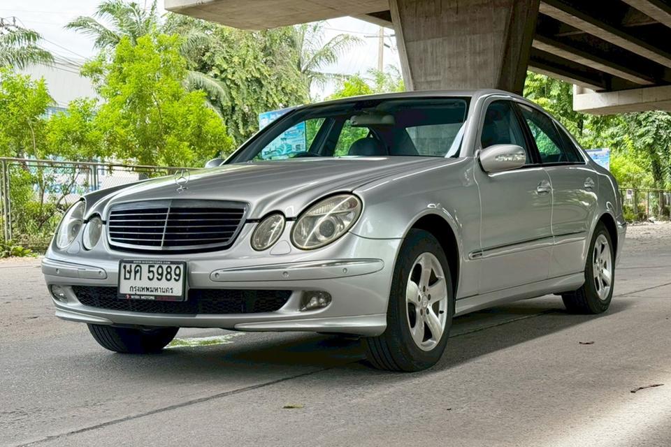 2003 Mercedes-Benz E240 W211 V6 AT ขายสด ฟรี VAT 7% เล่มทะเบียน ชุดโอนครบ