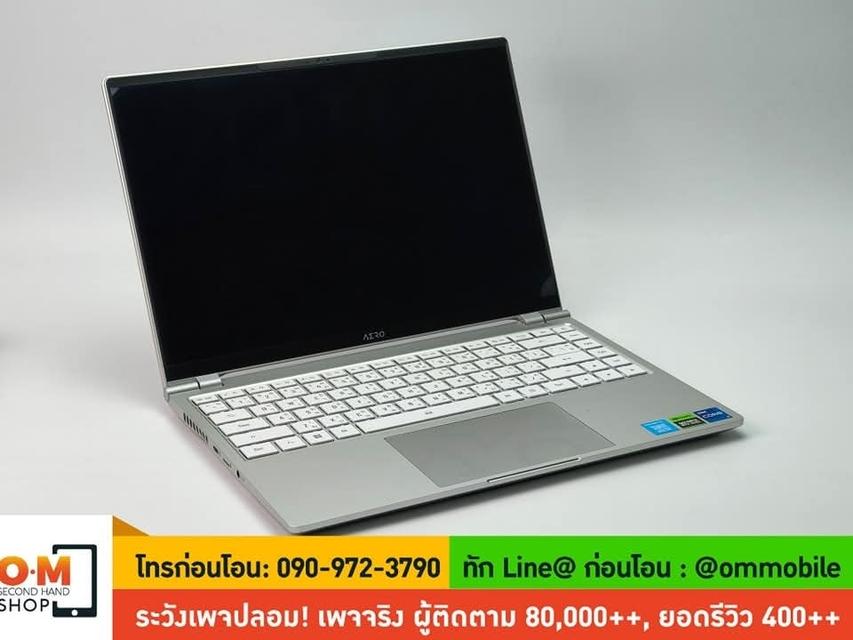 ขาย/แลก Gigabyte Aero 14 OLED BMF-72THBB4SH /i7-13700H /Ram16 /SSD 1TB /RTX 4050 ศูนย์ไทย ประกันศูนย์ 07/09/2025 สภาพสวย ครบกล่อง เพียง 26,990 บาท 9