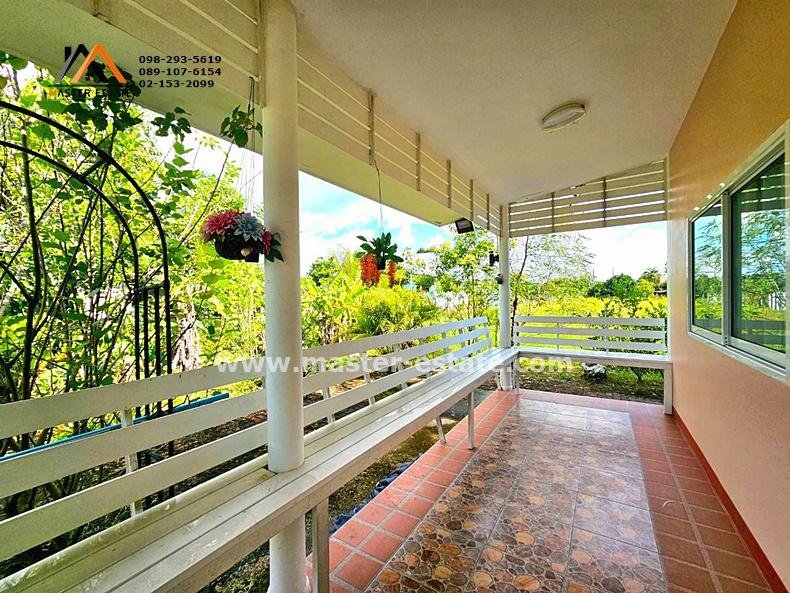 บ้านสวนนครนายก บ้านเดี่ยวชั้นเดียวน่ารัก + เนื้อที่ดิน 1 ไร่ 93 ตร.ว. พร้อมระเบียงชมวิว มุมพักผ่อน 5