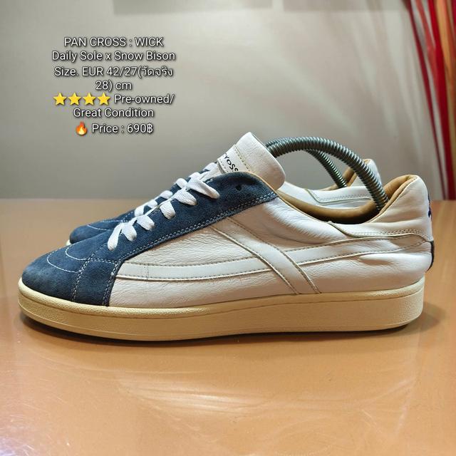 PAN CROSS : WICKDaily Sole x Snow BisonSize. 42/27(28)cm🔥 Price : 690฿