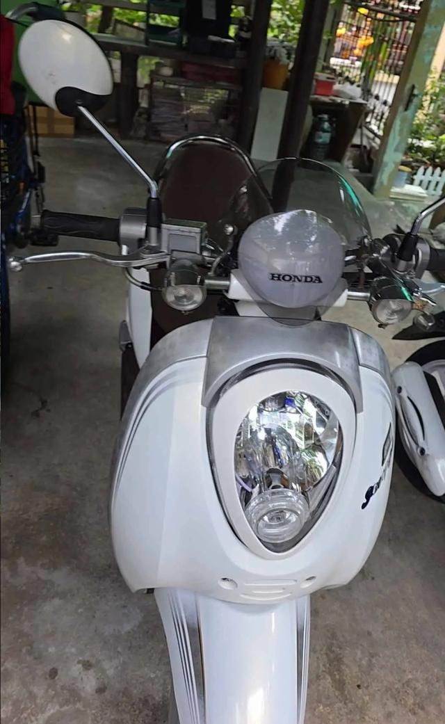 Honda scoopy i 2010 สภาพนางฟ้า สีขาว รูปที่ 7