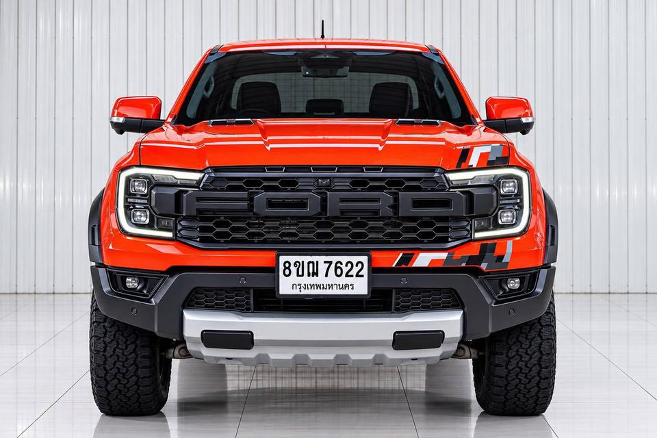 #FORD RANGER, 3.0 RAPTOR ECO BOOST 4WD ปี 2022 จด 2023 สีส้ม โฉม DOUBLE CABรถบ้าน มือเดียวป้ายแดง รูปที่ 3
