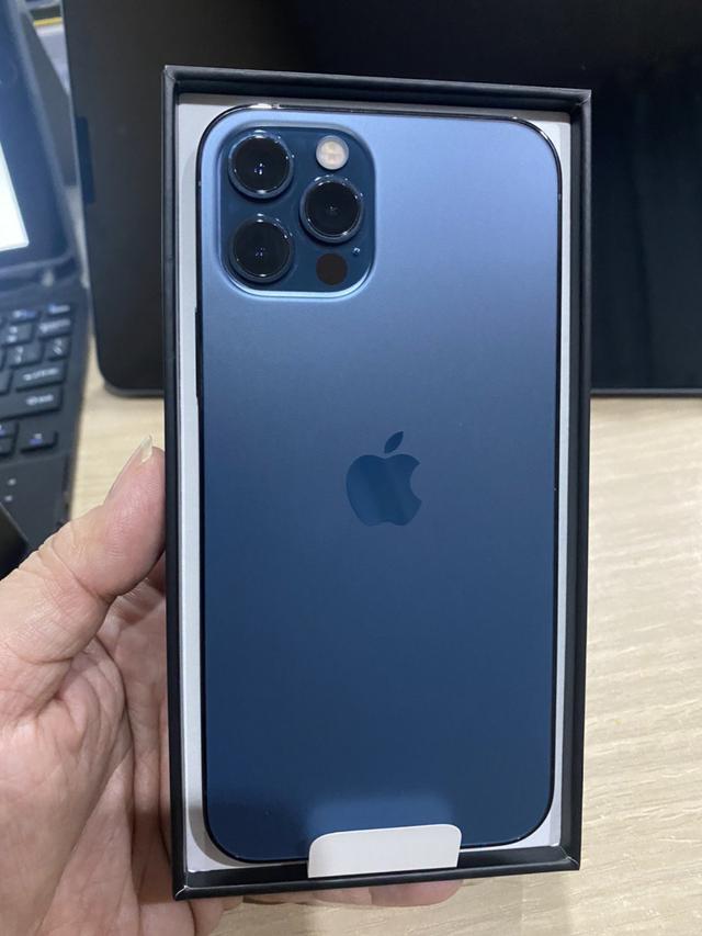 รูป Iphone 12 Pro 128GB เครื่องใหม่ ศูนย์ไืทยสี Pacific Blue 3
