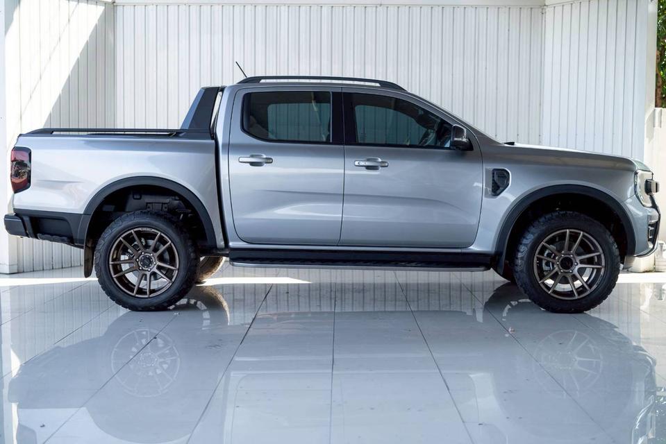 FORD RANGER 2.0 TURBO WILDTRAK ปี 2022 เกียร์A/T ขับ 2 สีเทาโฉม HI-RIDER DOUBLE CAB รูปที่ 4