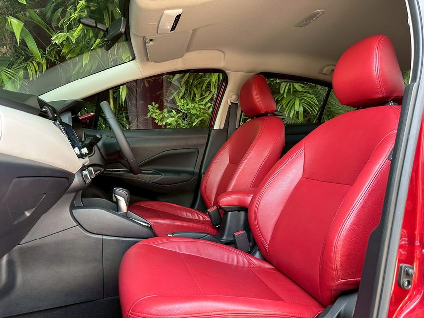 รหัสรถ PAT1936 Nissan Almera 1.0 VL Turbo A/T ปี 2021 สีแดง 10