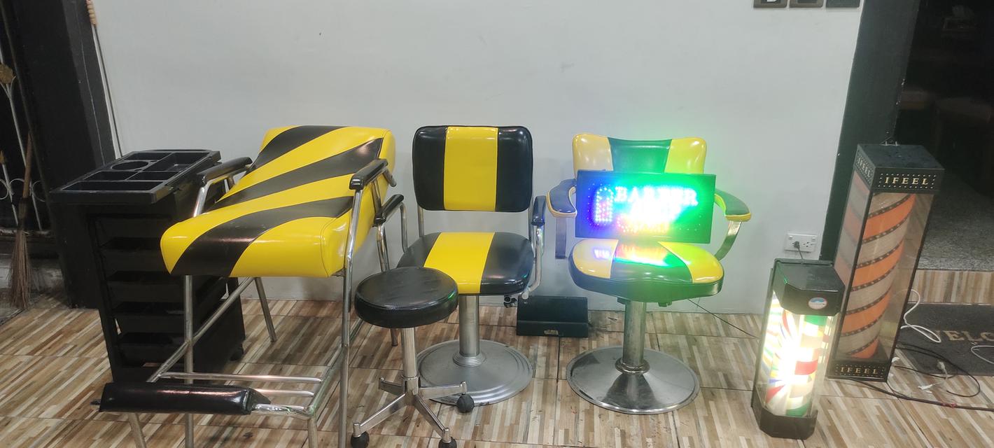 เตียงสระพร้อมเก้าอี้ไฟหมุน