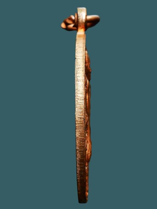 เหรียญหลวงพ่อสุด วัดกาหลง รุ่นปิตุภูมิ (บัวเล็ก) เนื้อทองแดง ปี 2522...เก่าเดิมๆ 3