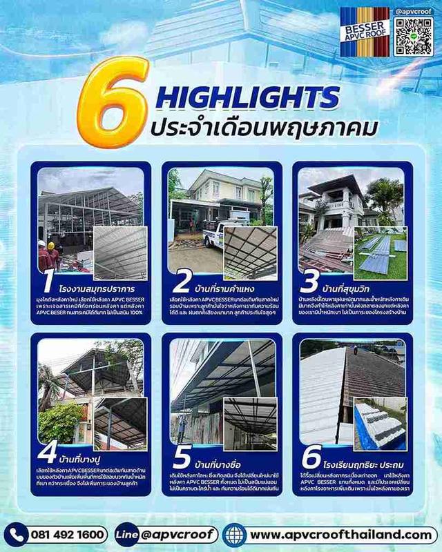 บอกลาความร้อน หลังคาผุพัง! เลือกใช้ APVC BESSER จบทุกปัญหา