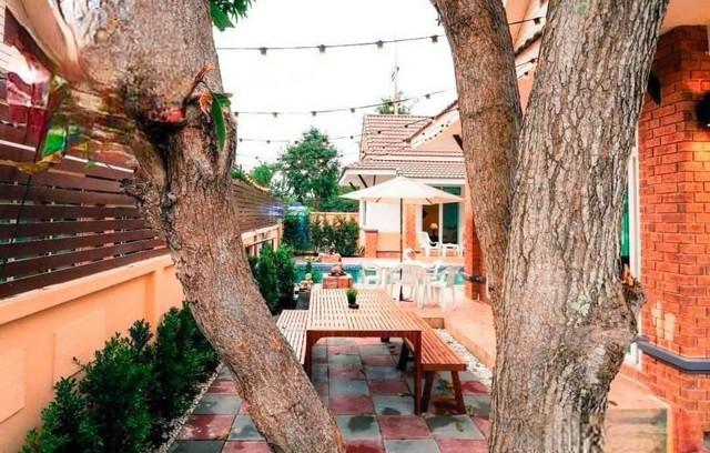 บ้านพูลวิลล่า ขนาด 200ตารางวา พิกัด จอมเทียนชัยพฤกษ์2 4