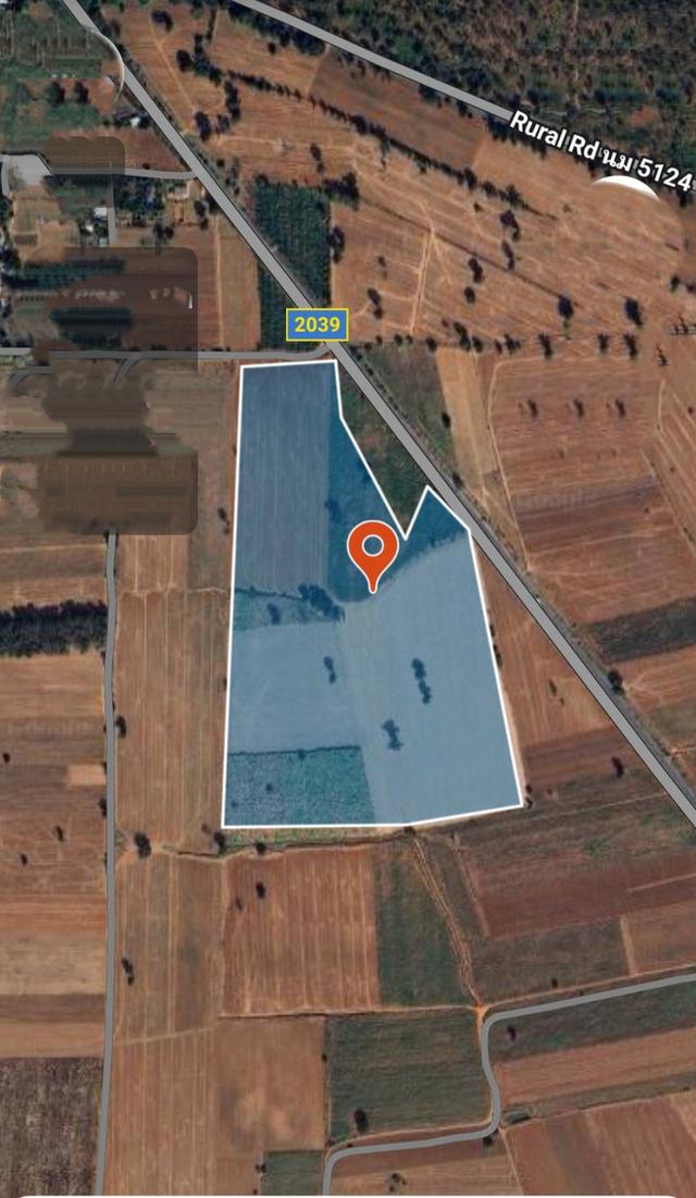 ขายที่ดินอำเภอเฉลิมพระเกียรติจังหวัดนครราชสีมา บ้านหนองบัวโคก ตำบลหนองยาง ขนาดที่ดิน 108-3-81ไร่โฉนด ติดถนน 2 ด้าน 5