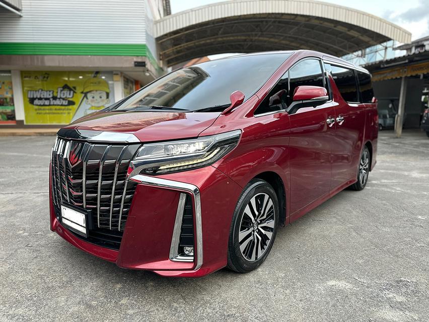 2019 Toyota Alphard 2.5SC สีแดงพิเศษ ขับไปแล้ว 10x,xxx กิโลเมตร