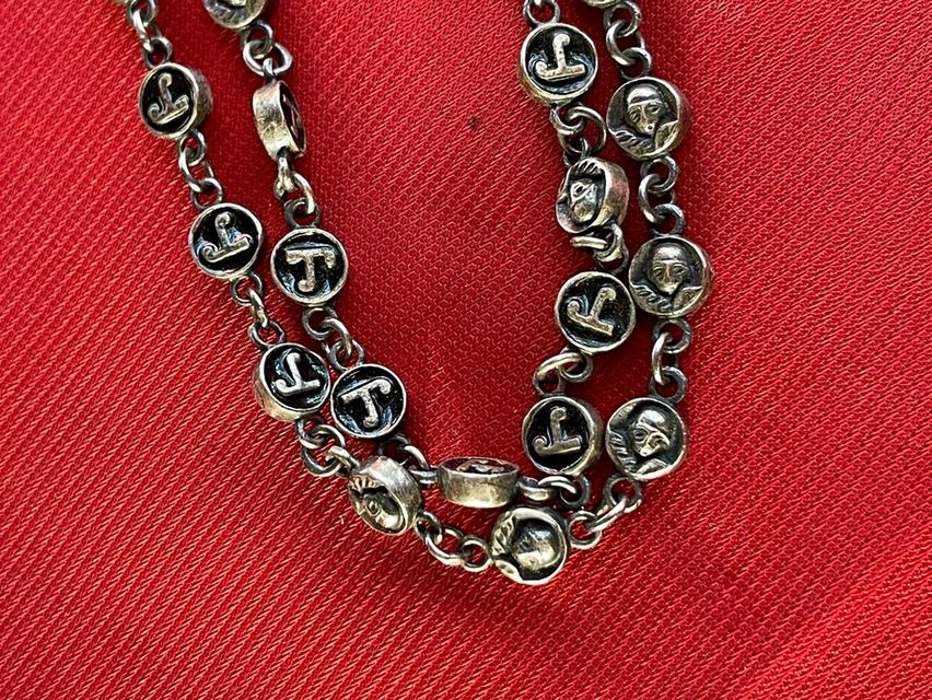 สร้อยนะโม หลวงพ่อท่านคล้าย สร้อยนะโมถมเงิน ปี2508 ยุคแรก 2