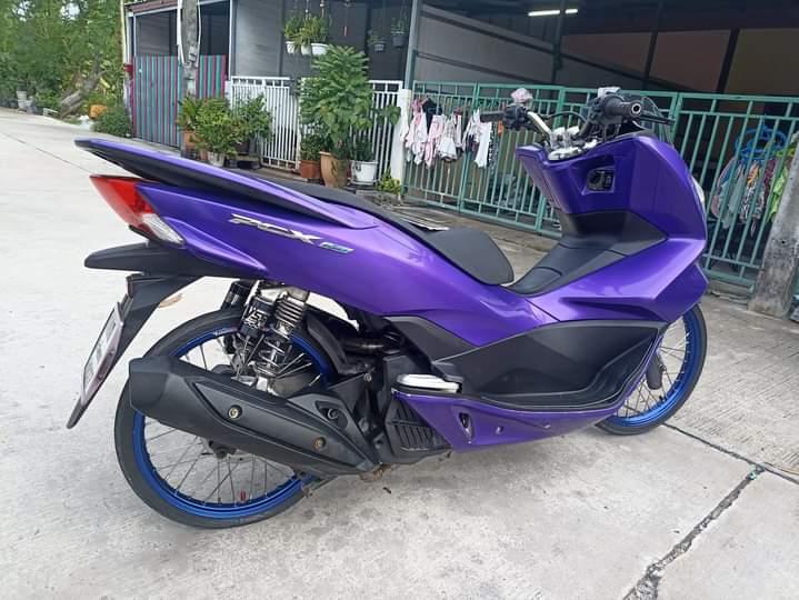 Honda pcx สีม่วง 4