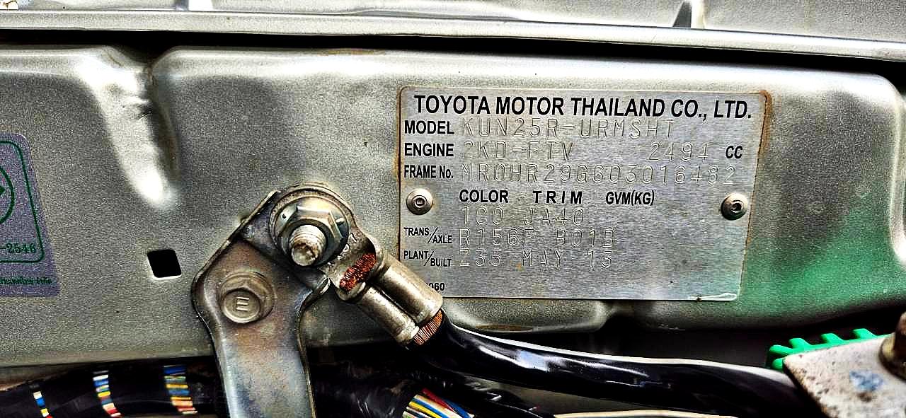 VIGO CHAMP 2.5 4WD ปี13 รถบ้านเชียงใหม่แท้ ตัวถังเดิม สวยมาก รูปที่ 12