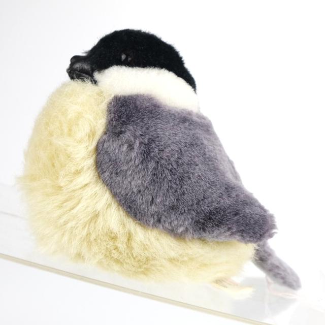 ตุ๊กตา VGT Old Fur นกชิกะดีหัวดำ 🐦 Black-capped Chickadee Bird・K&M・Wild Republic・Standard 15 cm 🎼 รูปที่ 9