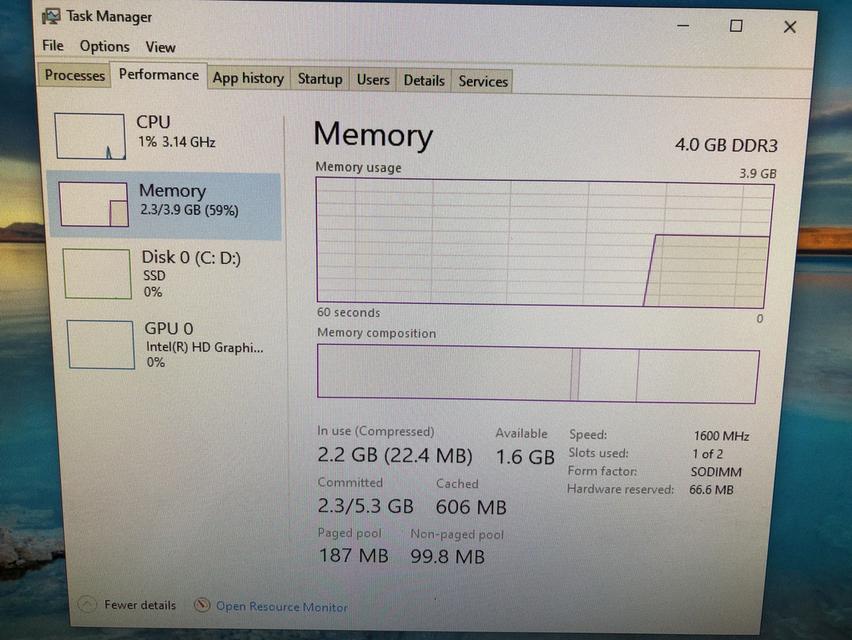DELL ALL IN ONE 3030 CORE I5 4590s RAM 4GB SSD 256GB LCD 20นิ้ว ไม่มี WIFI