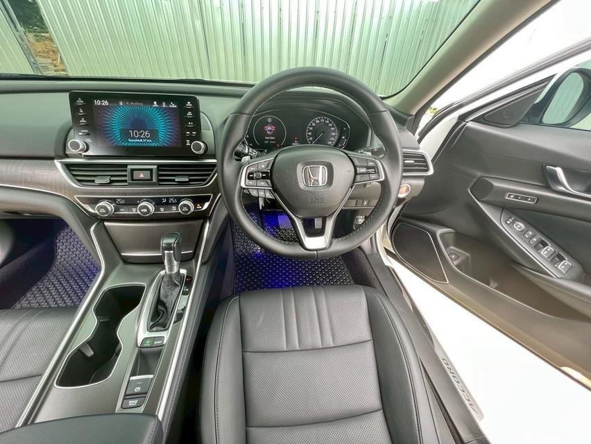 รหัสรถ AP8844 Honda Accord 1.5 Turbo el ปี 2020 สีขาวมุก 8