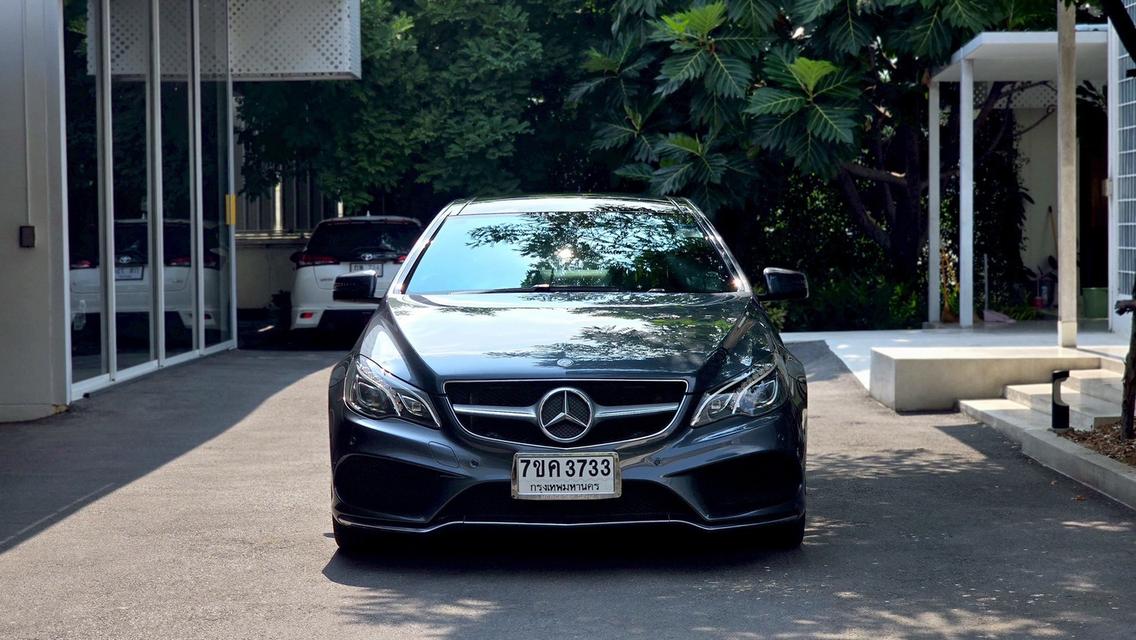 Benz E200 Coupe Amg ปี 2014 สีเทา มือเดียว ไมล์น้อยมาก