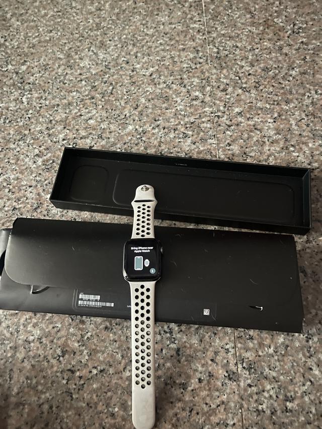 ขายAppleWatchซีรี่6สีดำ44MM Sport Nikeมีกล่องสวยๆถูกมากกก