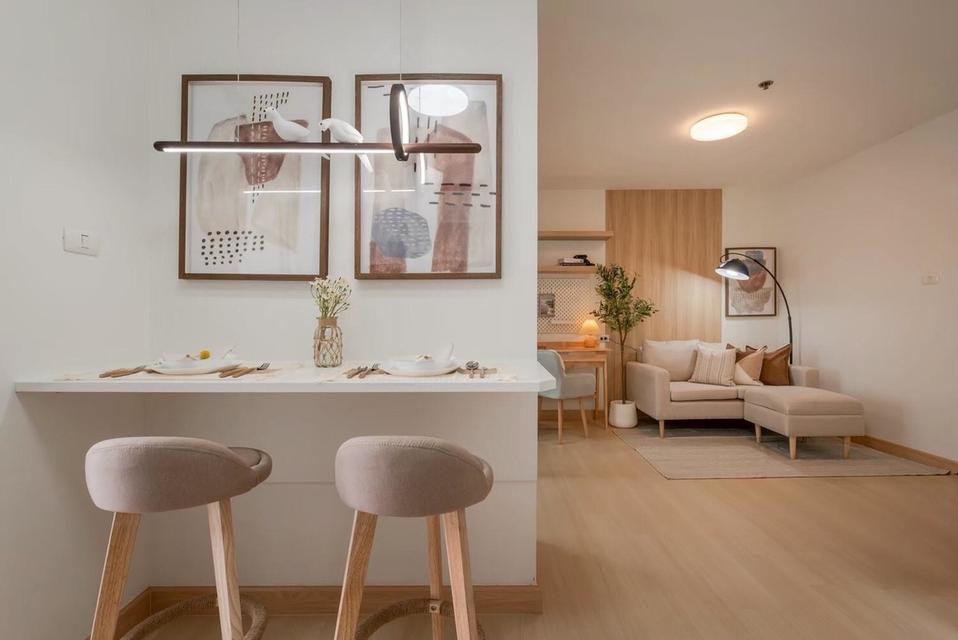 ขาย คอนโด ปิ่นเกล้า The Trust Residence แต่งสวยเฟอร์ทั้งห้อง ชั้น19 1ห้องนอน 1รับแขก เพียง 1.89 ล้านบาท ฟรีโอน! 1