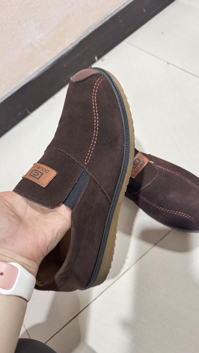 รองเท้าโลฟเฟอร์ หนังกลับ ผู้ชาย ยี่ห้อดับเบิ้ล รูปที่ 3