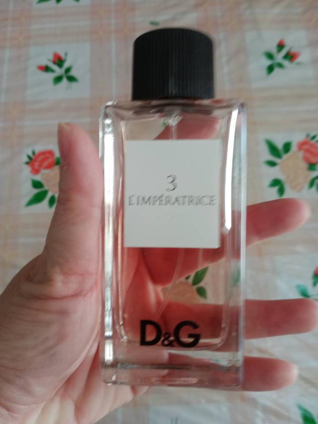 น้ำหอมแท้ราคาคุยกันได้ D&G Dolce and gabbana 3 imperative edp 80ml