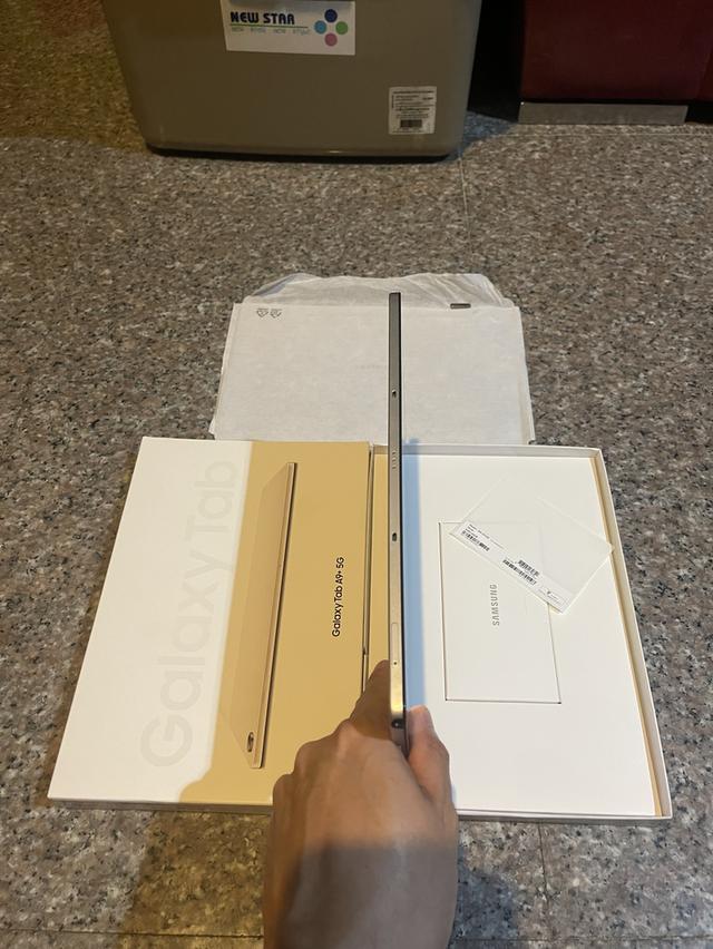 ขายSamsungTabA9Plus5GสีหายากSilver128กิ๊กสูนTrueยกกล่องมือ1LTEใส่ซิมได้ไร้รอยถูกๆ