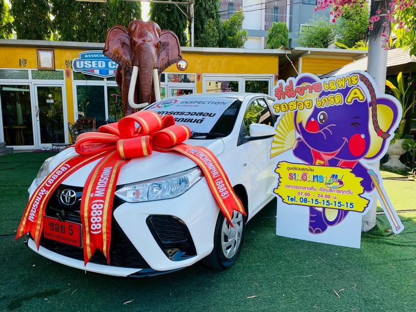 TOYOTA YARIS 1.2 Entry ปี 2022 + LPG ✔️ ไมล์แท้ 103,xxx กม เช็คประวัติได้