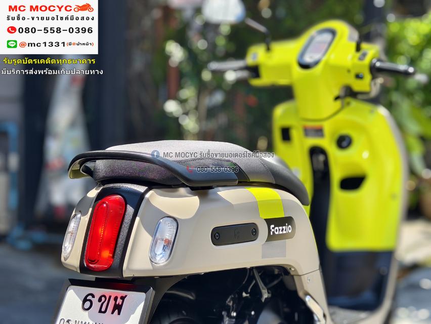 Fazzio Keyless 125 2023 วิ่ง2000โล รุ่นTop รถบ้านแท้เจ้าของมือเดียว NO1013    17