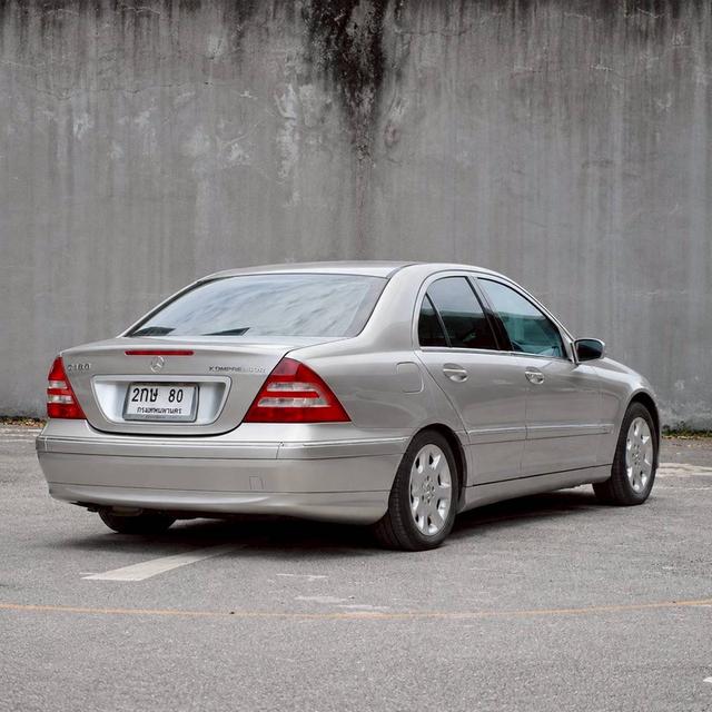 Benz C-Class W203 C180 Komp ฝาดำ 2005 รูปย่อยที่ 4