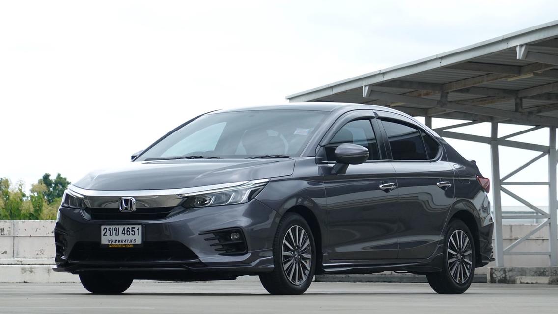 Honda City 1.0 SV Turbo ปี 2020 สีเทา  โทร. 0922639576 เอ๋