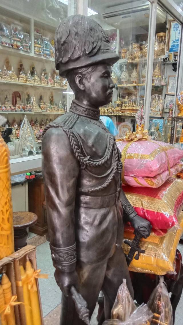 616.พระบรมรูปหล่อในหลวงรัชกาลที่ 5 พระบาทสมเด็จพระปรมินทรมหาจุฬาลงกรณ์ พระจุลจอมเกล้าเจ้าอยู่หัว (องค์ใหญ่)