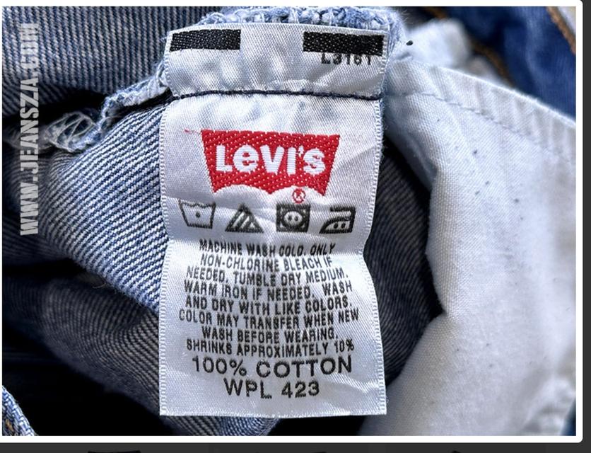 กางเกงยีนส์ ลีวายส์ 501-0000 มือสอง ของแท้ รูปที่ 10