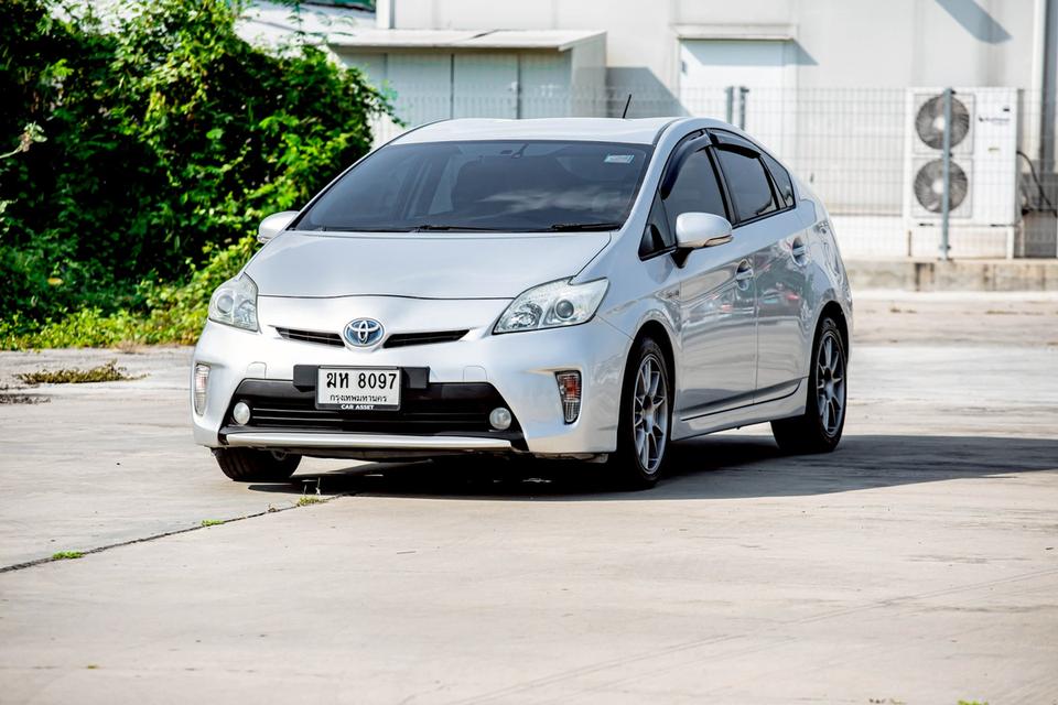 Toyota Prius 1.8 HV สีเทา ปี 2012