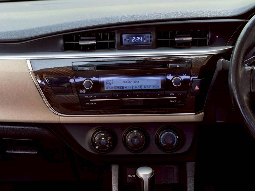 Toyota Altis 1.6 G ปีจด 2015 ♨️ #ประกันเครื่องเกียร์3ปี3หมื่นkm ♨️ รูปที่ 13