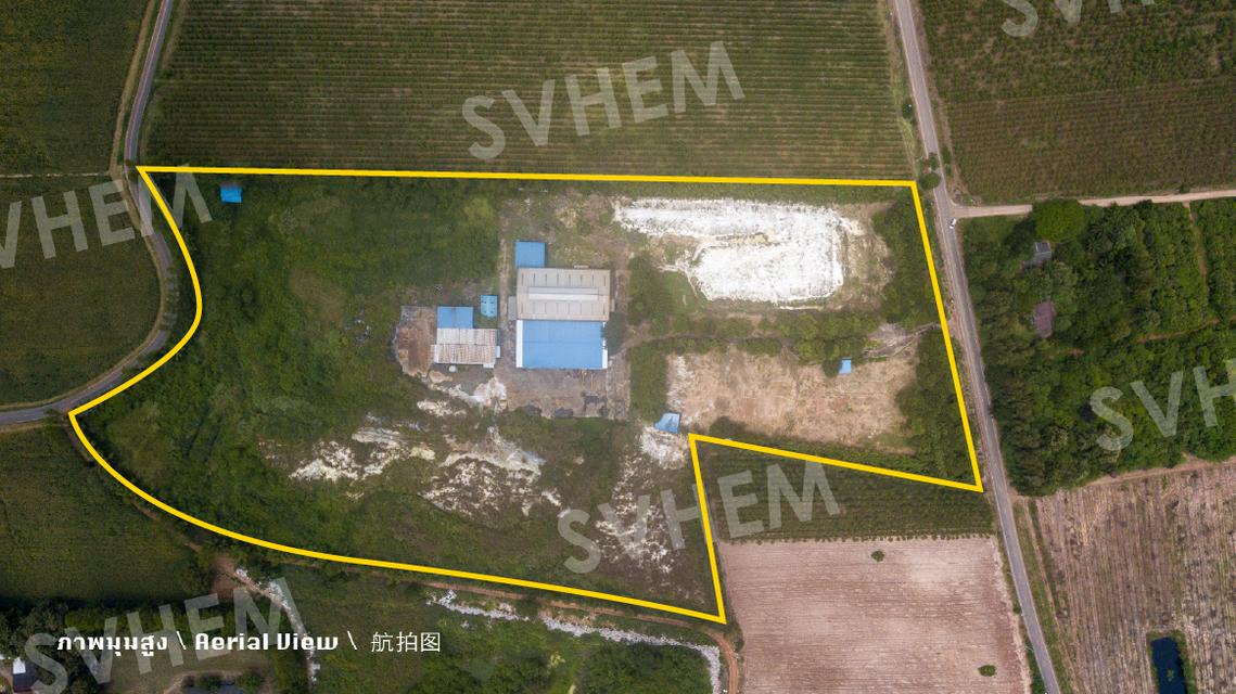 ขายที่ดินอุตสาหกรรม 50 ไร่ 23 ตรวา พร้อมใบอนุญาต รง4 จังหวัดปราจีนบุรี Industrial Land for Sale – approx 80000 sqm, รง4 Certified 1